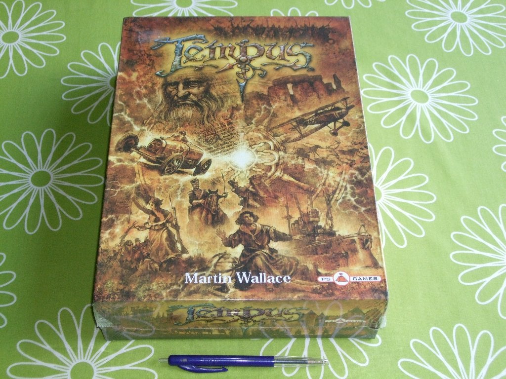 Nieuw in seal: Tempus - Engelstalig spel van Martin Wallace, Vijf spelers of meer, Ophalen of Verzenden, Nieuw