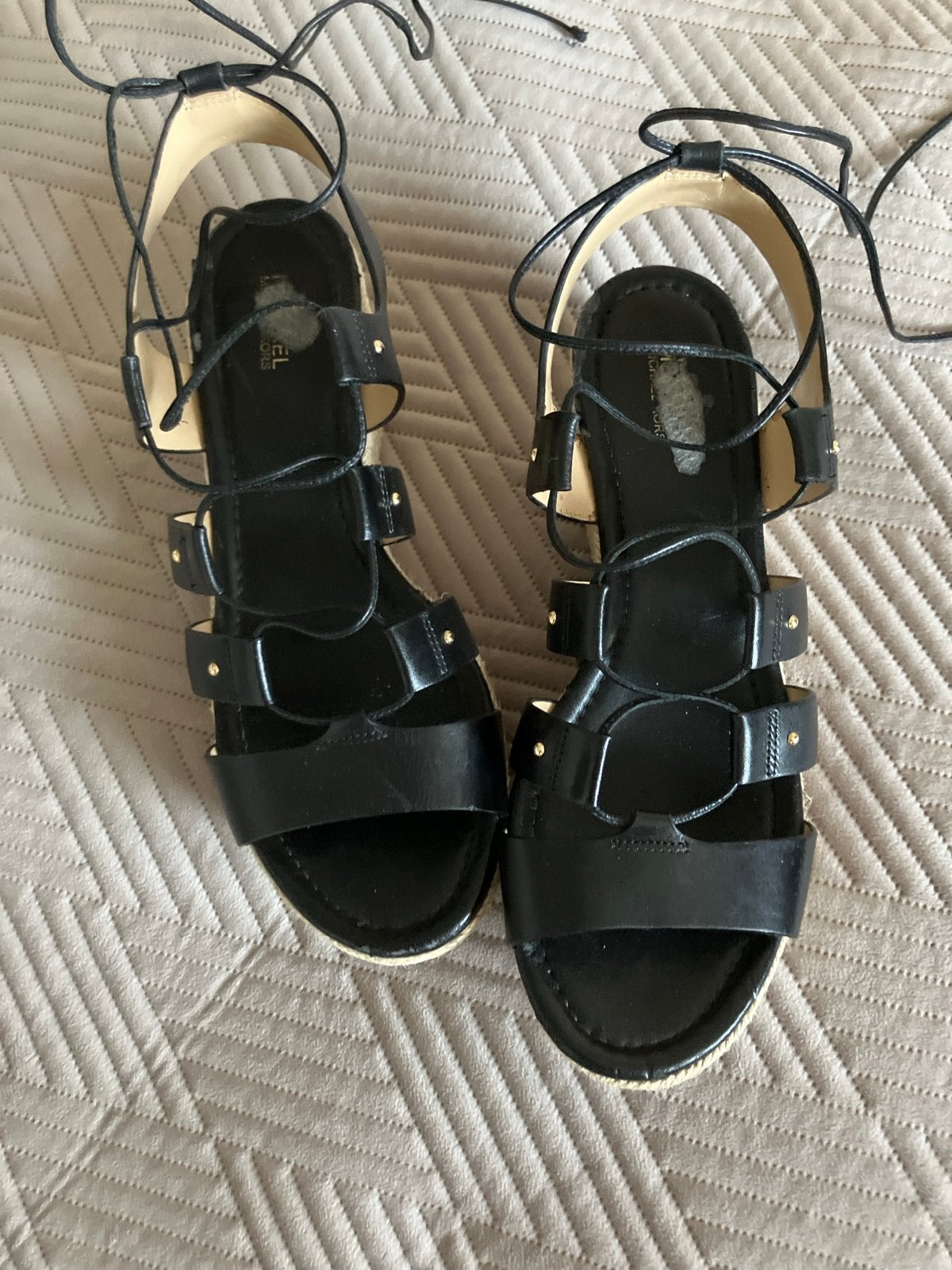 Michael Kors sleehak sandalen zwart maat 38, Kleding | Dames, Zwart, Gedragen, Sandalen of Muiltjes, Ophalen of Verzenden