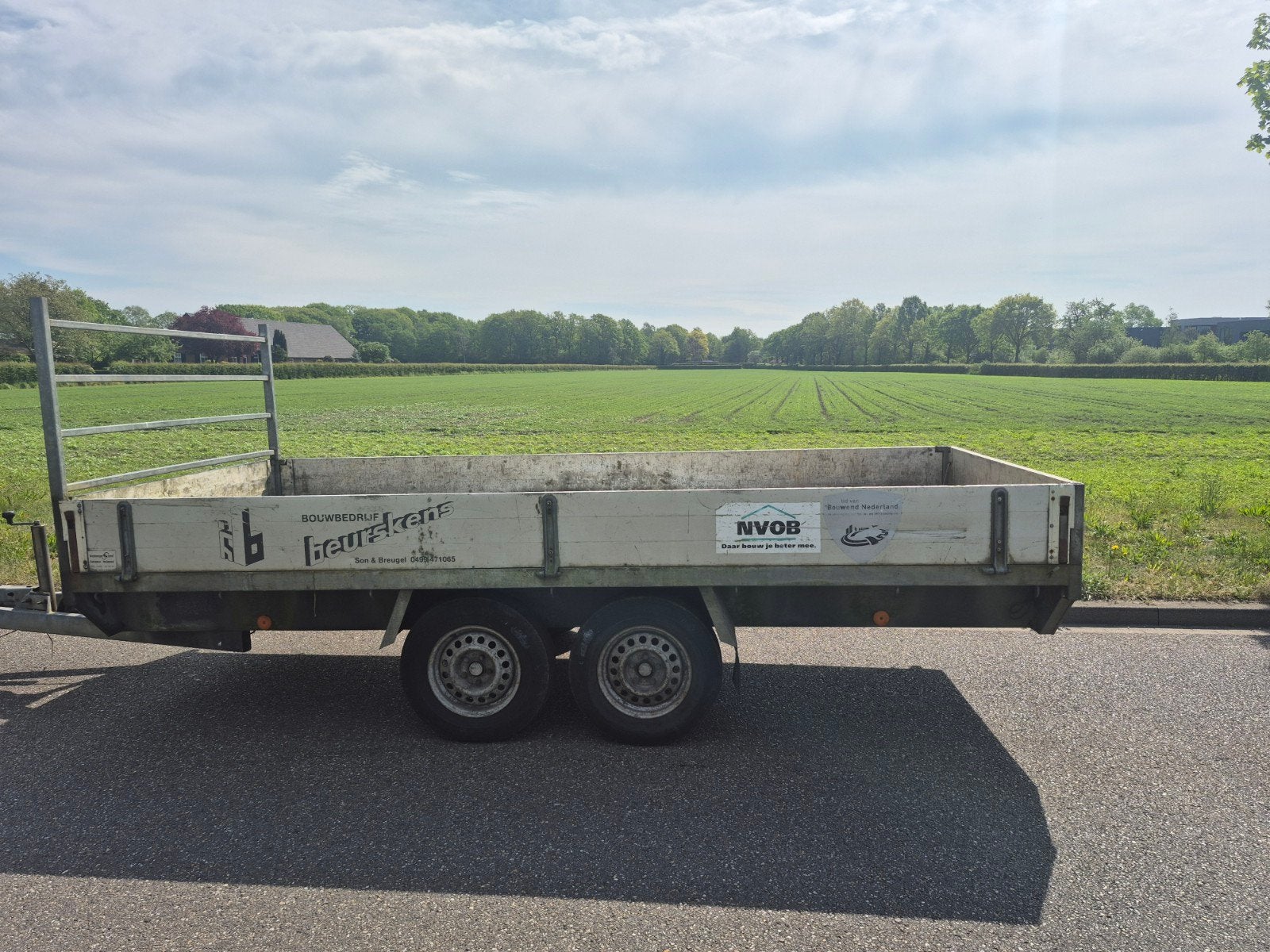 Robuuste Aanhanger - Ideaal voor bouw en transport, Ophalen, Gebruikt