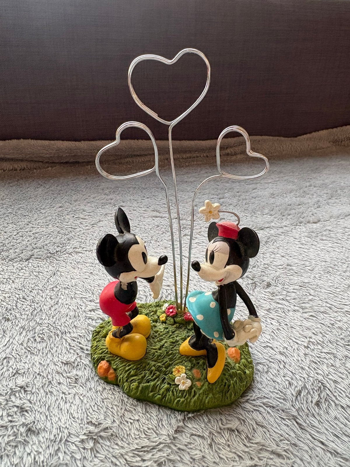 Mickey & Minnie Mouse fotohouder - Disney verzamelobject, Ophalen of Verzenden, Gebruikt, Meerkleurig, Kunststof