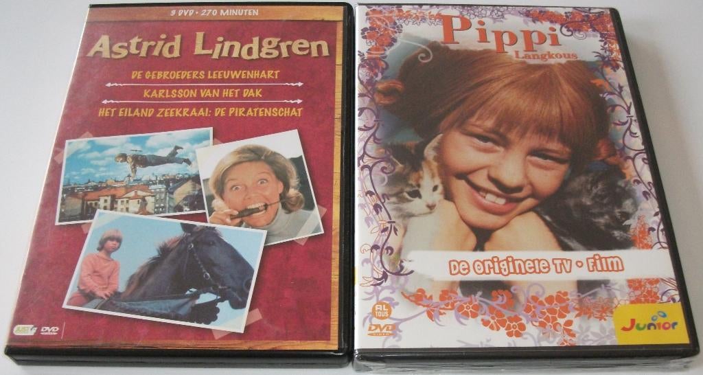 Dvd *** ASTRID LINDGREN *** 2 stuks, Alle leeftijden, Ophalen of Verzenden, Zo goed als nieuw, Boxset