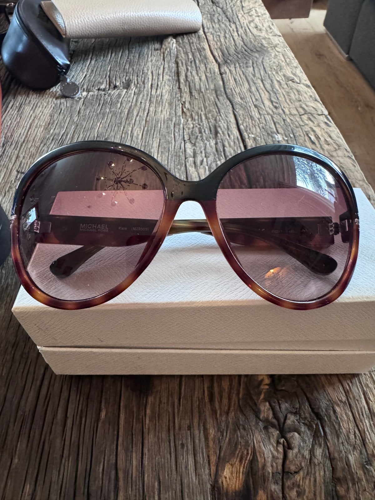 Michael Kors Kate Zonnebril - Bruin/Tortoise, Overige merken, Zonnebril, Bruin, Ophalen of Verzenden