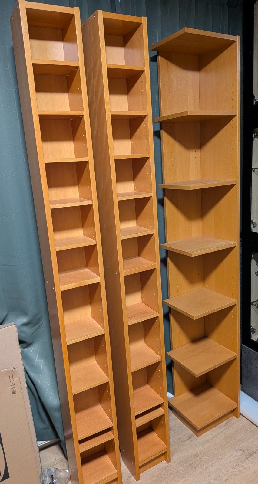 Ikea Benno (2x) en Billy hoekkast-links, Ophalen, Gebruikt, 75 tot 150 discs, Hout