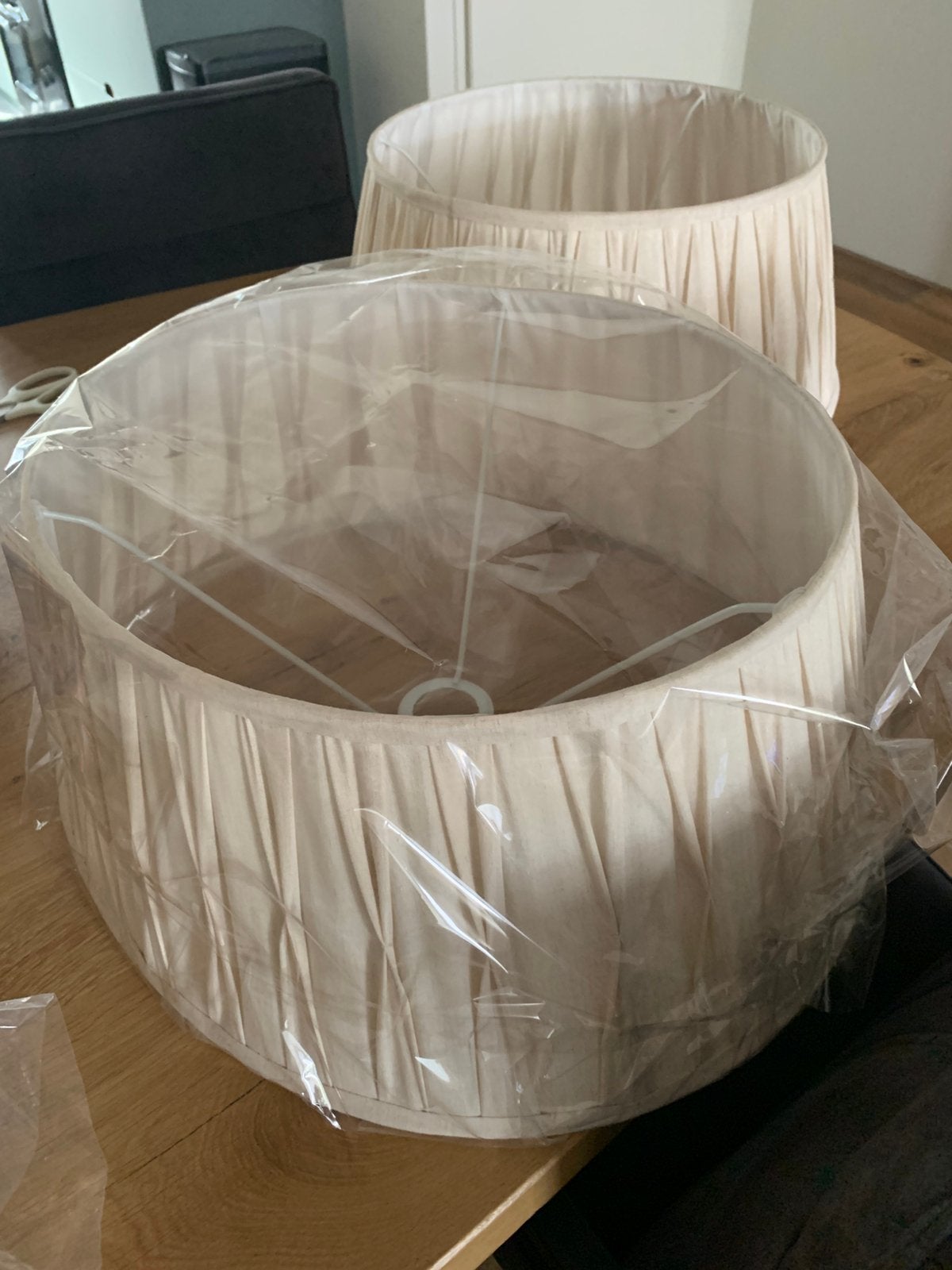 Lampenkappen, Ophalen of Verzenden, Zo goed als nieuw, Rond, 25 tot 50 cm