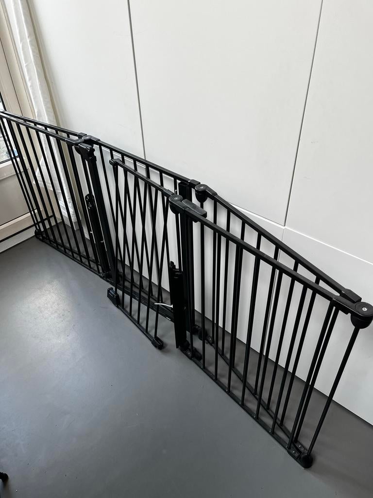 NOMA Traphek 5 panelen - Veiligheidshek Zwart, Ophalen, Gebruikt, Overige typen, 115 cm of meer