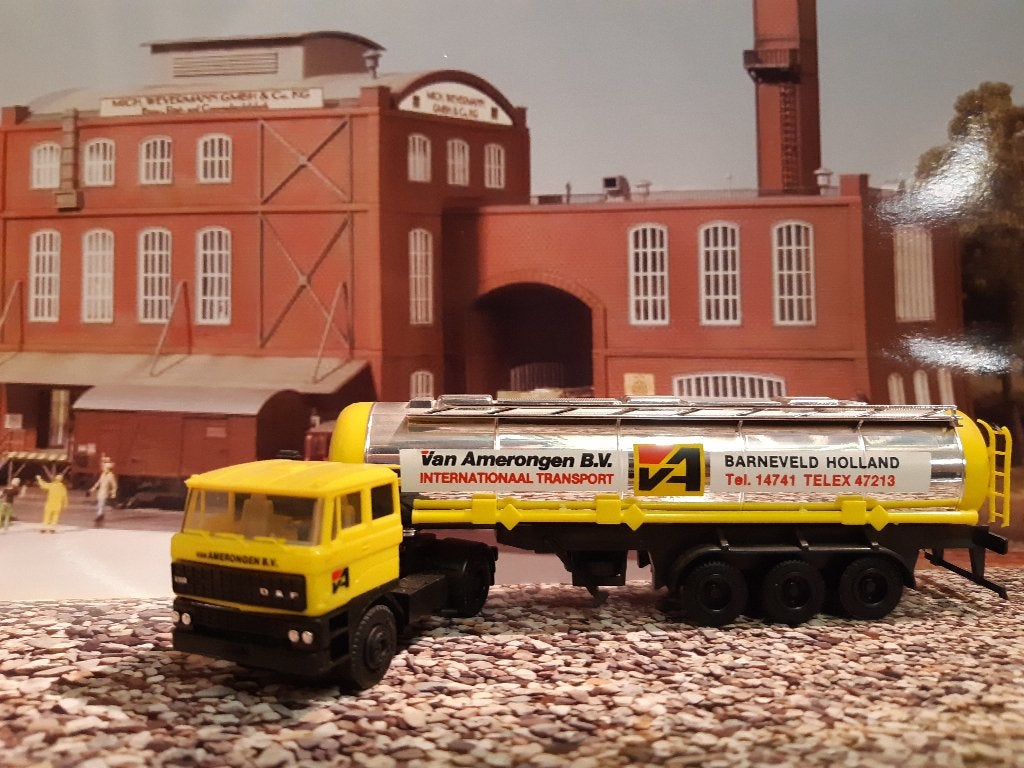herpa Daf van Amerongen, Ophalen of Verzenden, Zo goed als nieuw, Bus of Vrachtwagen, Herpa