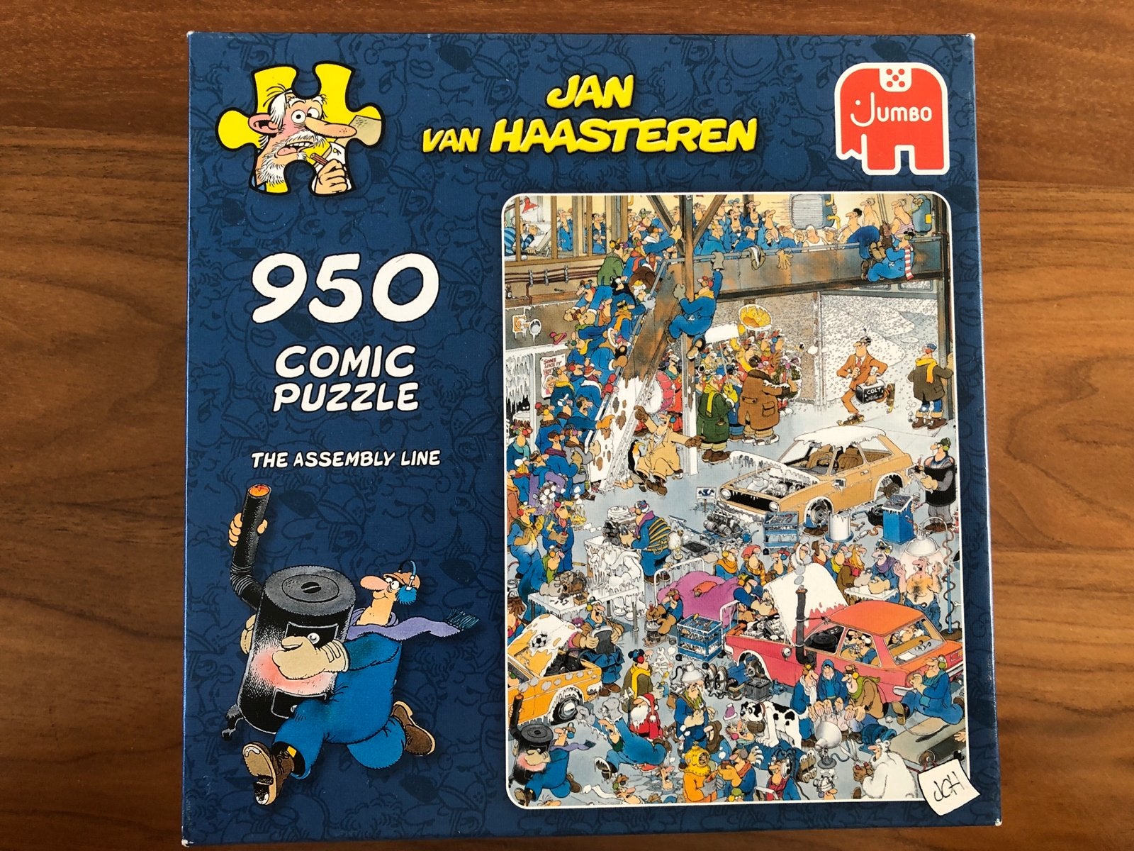 Jan van Haasteren Comic Puzzel - The Assembly Line 950 stukj, Ophalen of Verzenden, 500 t/m 1500 stukjes, Zo goed als nieuw, Legpuzzel