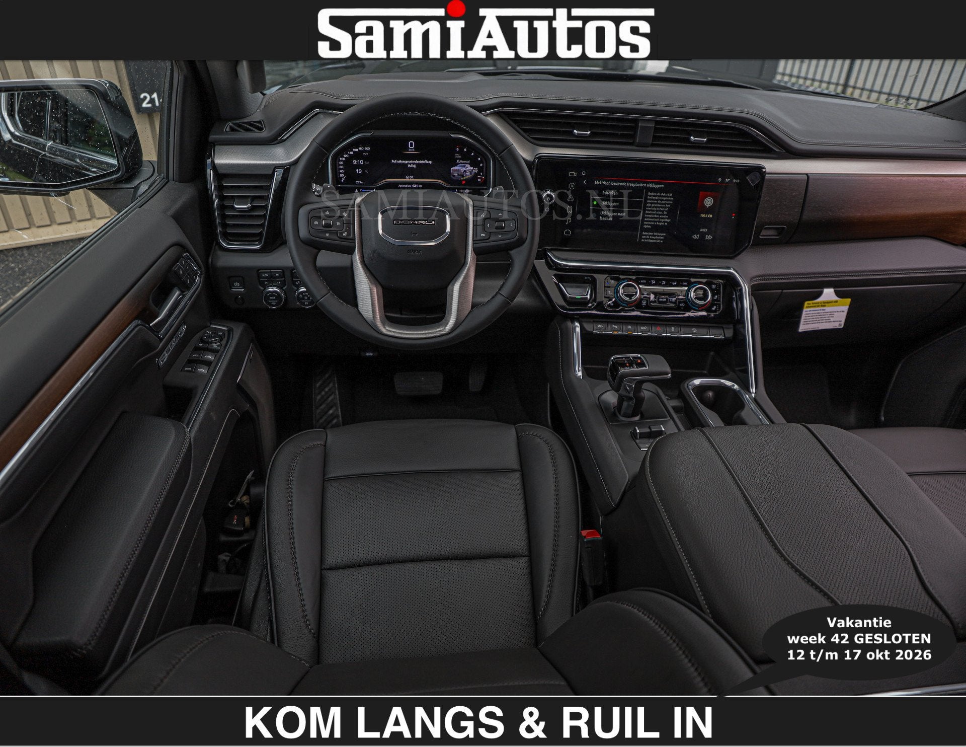 GMC Sierra DENALI | All-In Prijs €79950,- excl | 6,2 V8 Fu, Automaat, Dealer onderhouden, Met garantie (alle), 426 pk