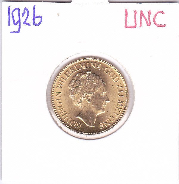 Schitterende 10 gulden 1926 UNC voor 760 euro, Postzegels en Munten, Munten | Nederland, Koningin Wilhelmina, Losse munt, 10 gulden