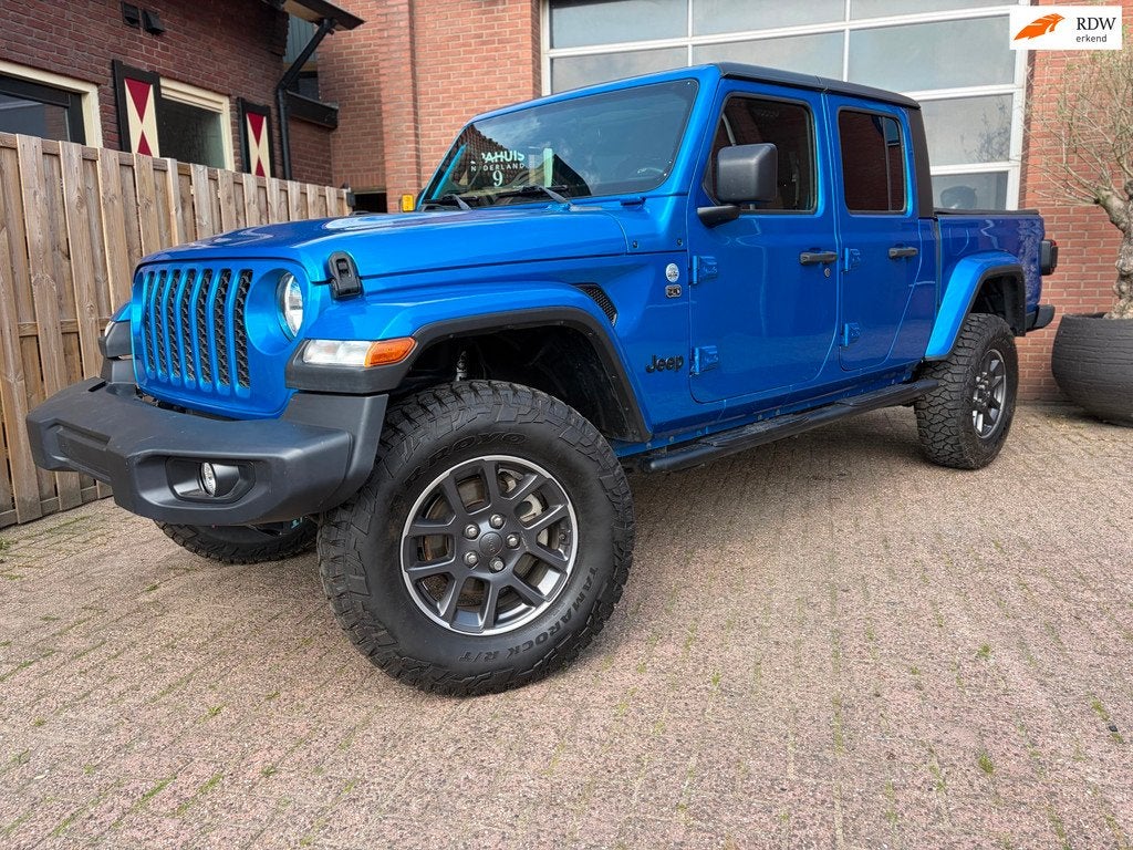 Jeep Gladiator 3.6L V6 SPORT S | 1e eigenaar | BPM VRIJ | De, Auto's, Jeep, Automaat, Stof, Gebruikt, Blauw