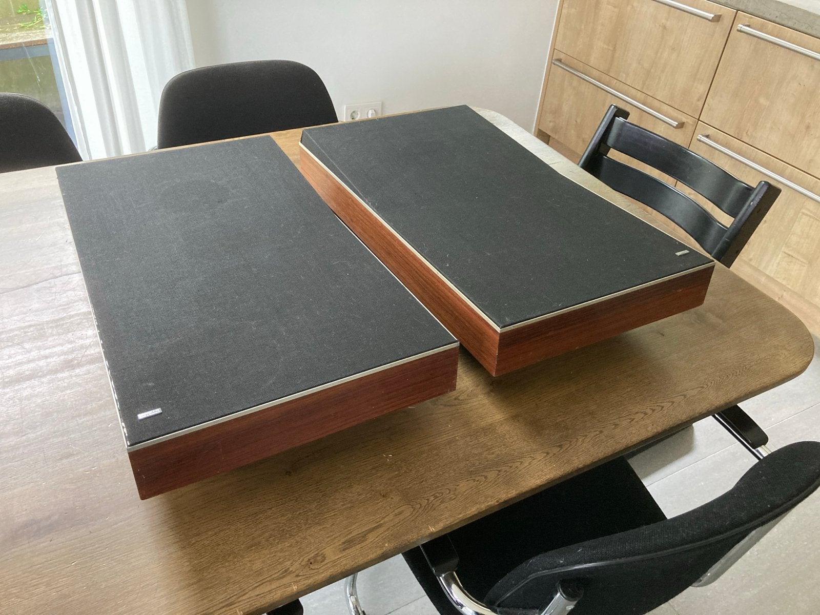 Bang & Olufsen Beovox P45 Speakers - Vintage Geluid, Ophalen of Verzenden, Gebruikt, Boekenplank luidspreker, Bang & Olufsen