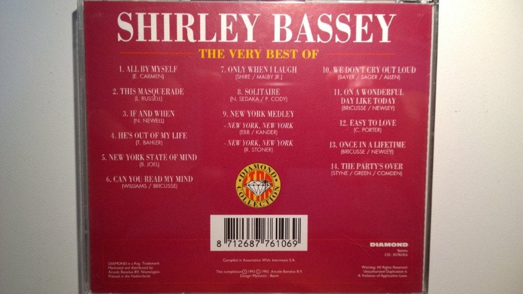 Shirley Bassey - The Very Best Of, Ophalen of Verzenden, Zo goed als nieuw, Pop, Album