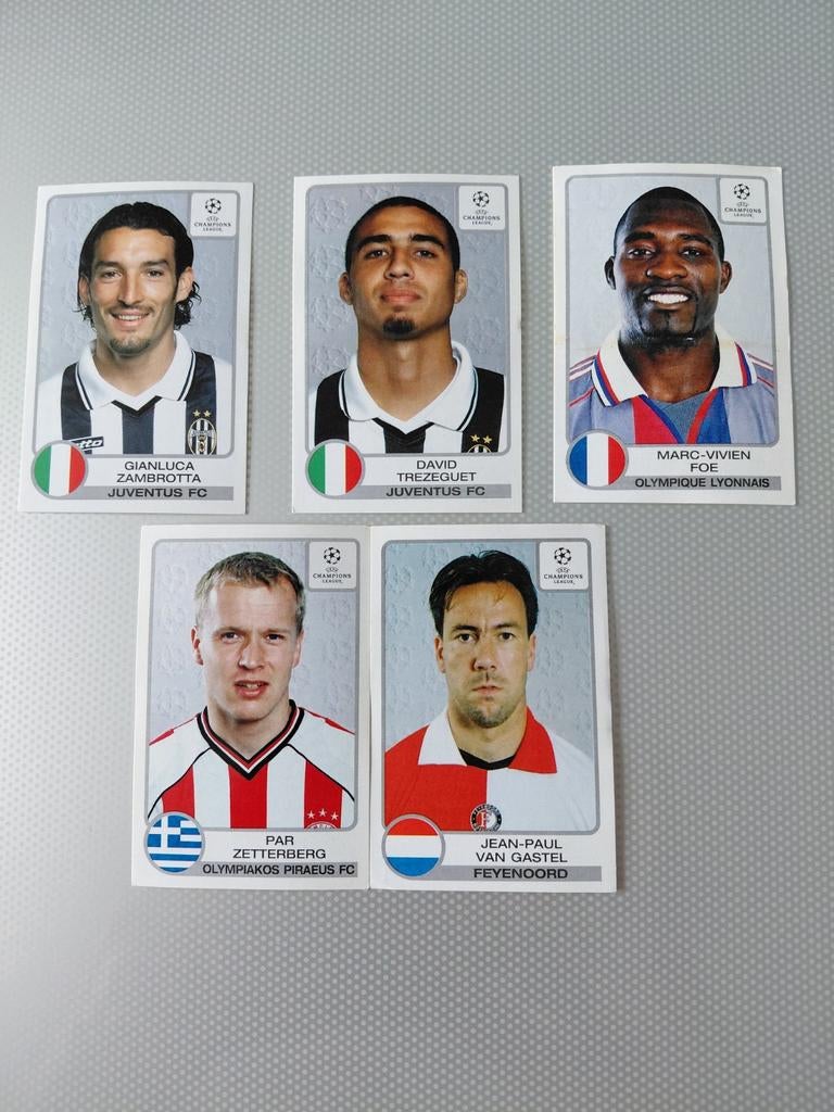 Panini champions League 2001/2002, Ophalen of Verzenden, Feyenoord, Poster, Plaatje of Sticker