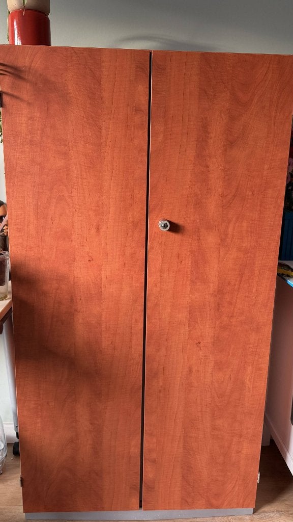 Kantoorkast met 2 deuren (150 x 80 x 45 cm), Ophalen, Overige materialen, Gebruikt, 100 tot 150 cm
