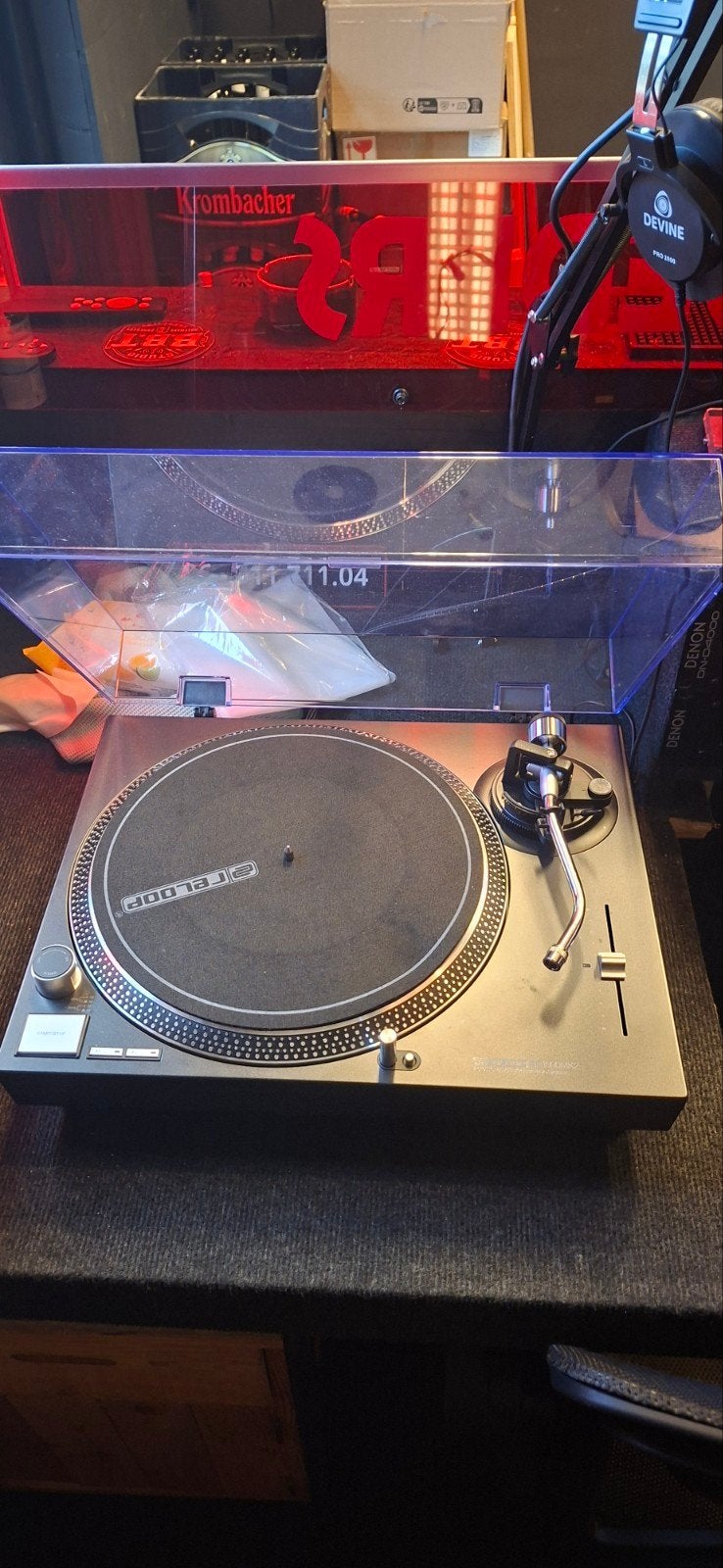 Reloop 2X  RP-1000MK2 Platenspeler - Zo goed als nieuw, Ophalen of Verzenden, Zo goed als nieuw, Platenspeler, Overige merken