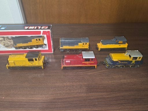 lima H0 bakkie hippel rangeer diesel lok 6x, Ophalen, Gelijkstroom, Wagon, Zo goed als nieuw