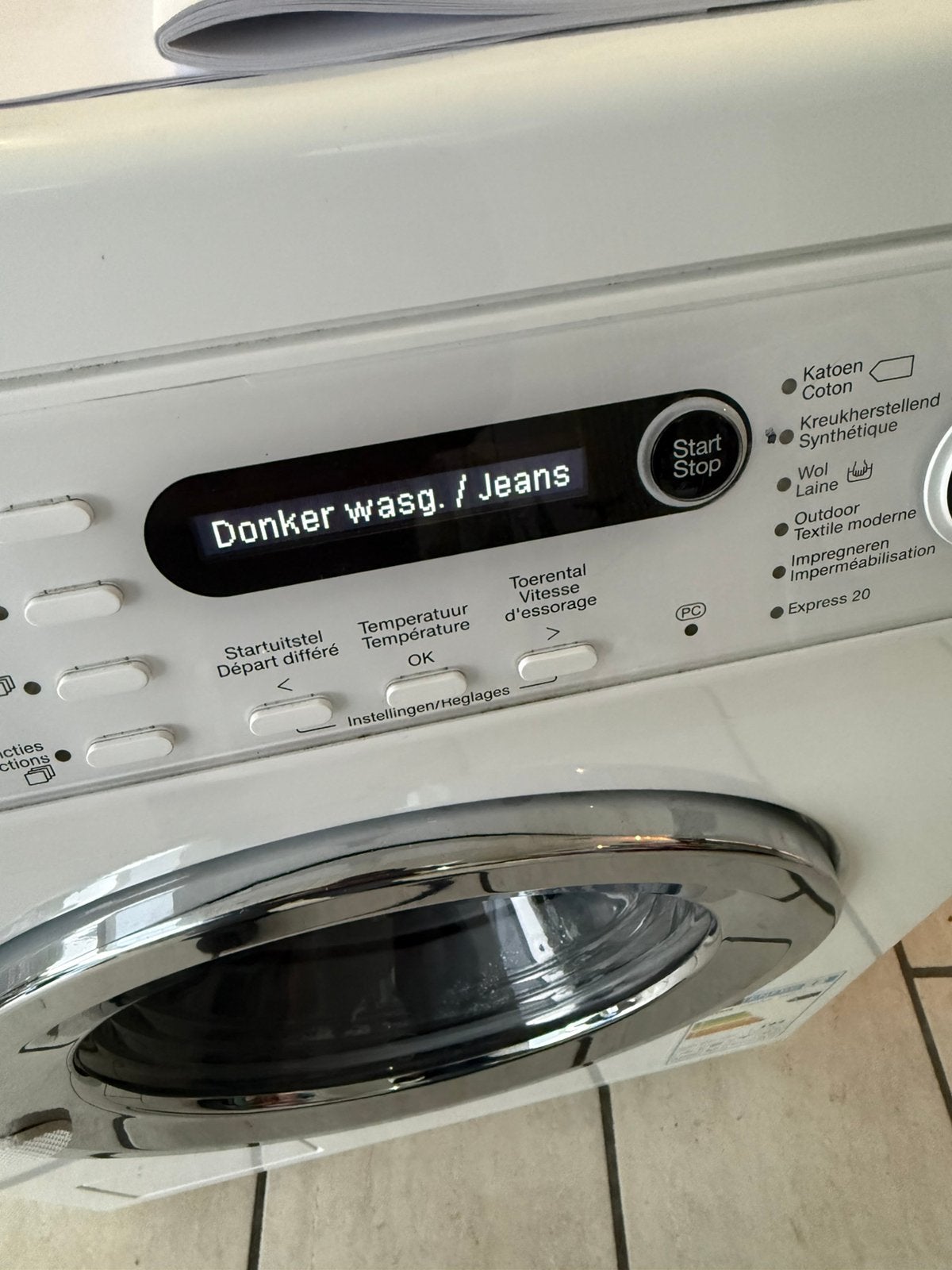 Foto 6 van Miele 8Kilo-1600toeren A+++ energieverbruik in topstaat