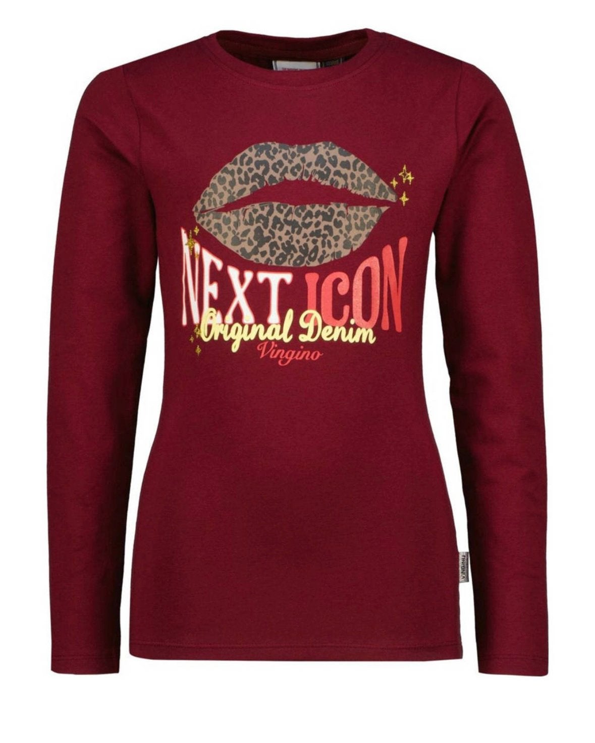 Vingino longsleeve donkerrood 164, Kinderen en Baby's, Kinderkleding | Maat 164, Nieuw, Vingino, Shirt of Longsleeve, Verzenden