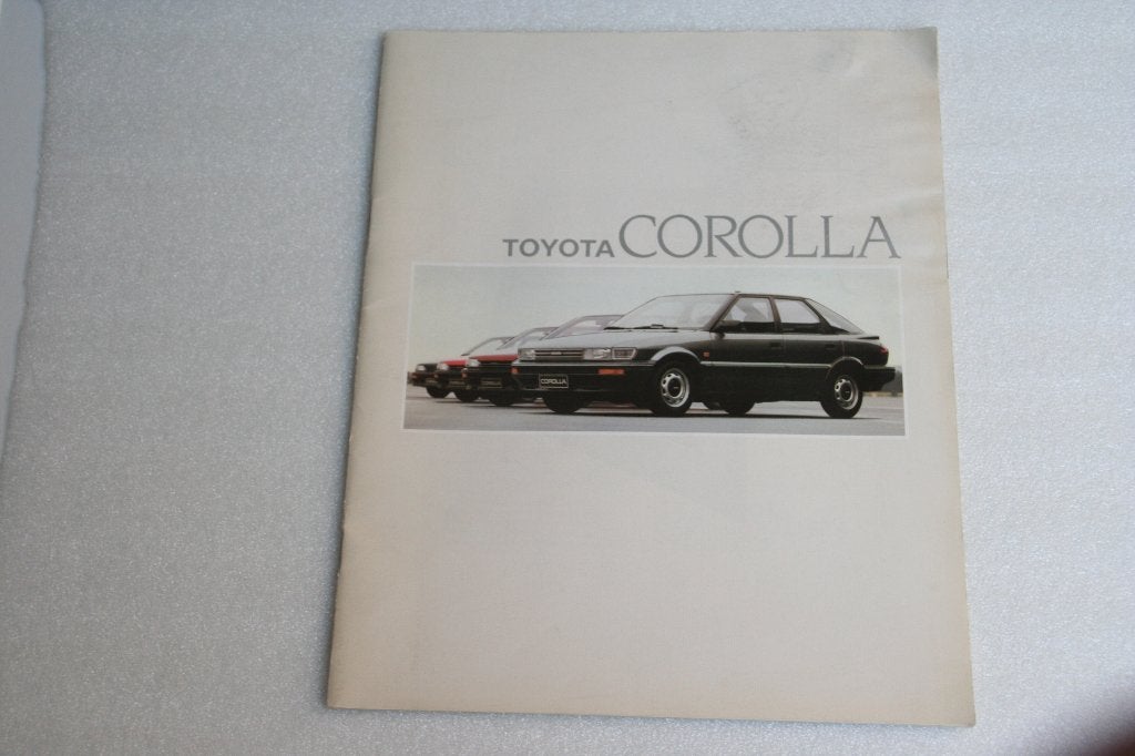 Folder Toyota Corolla (08-1987) (35), Ophalen of Verzenden, Zo goed als nieuw, Toyota