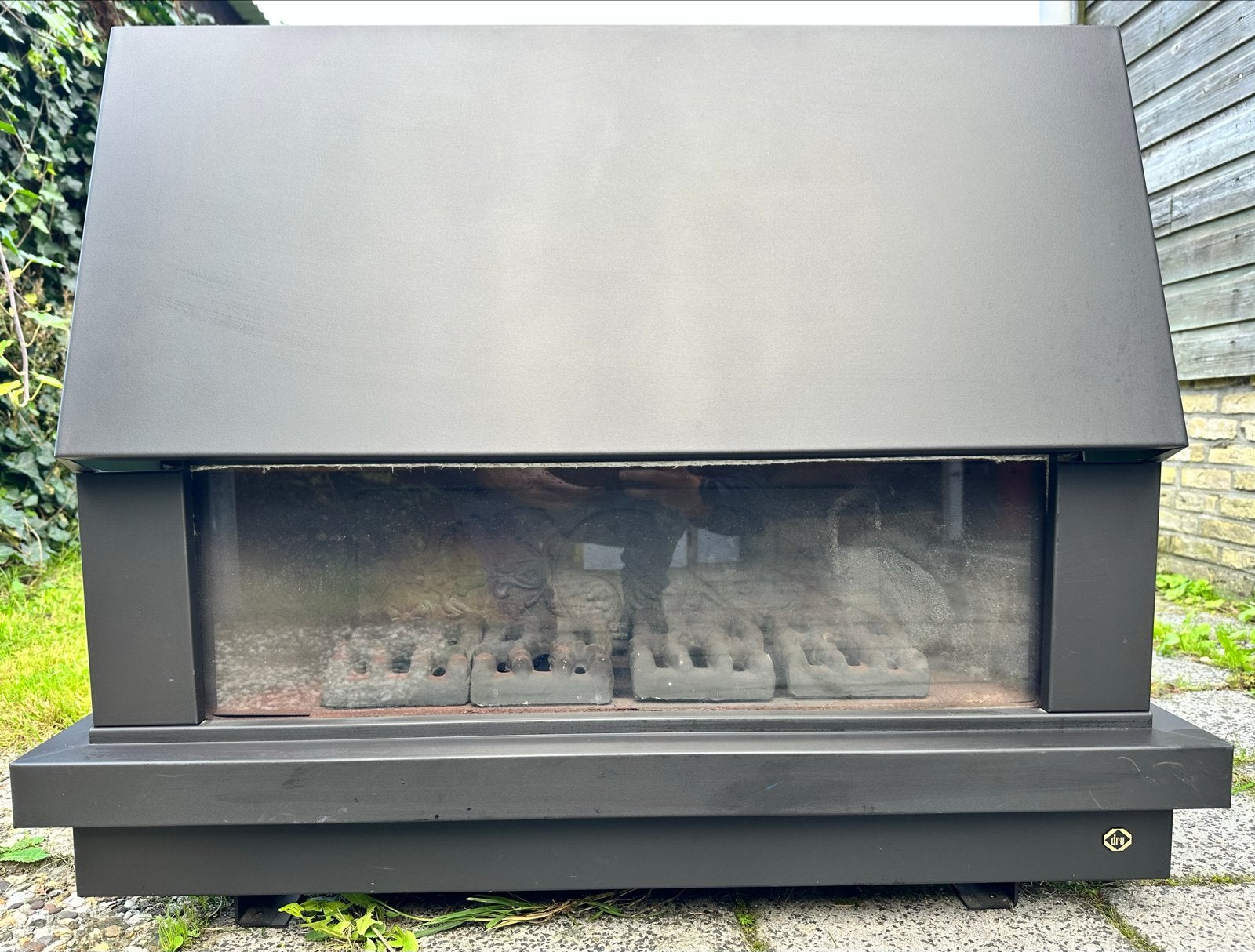 DRU Berlien-01 Gaskachel - Type B11BS, Huis en Inrichting, Ophalen, Zo goed als nieuw, Vrijstaande haard, Gashaard