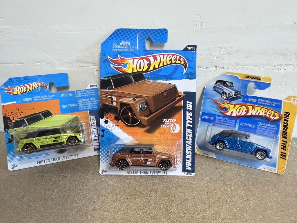 Hotwheels Volkswagen 181 modelauto's, Ophalen of Verzenden, Nieuw, Auto