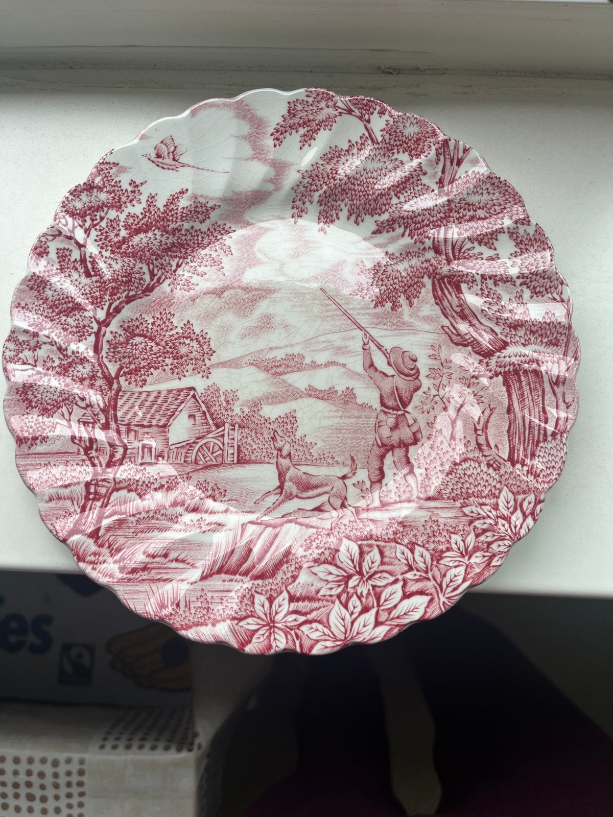 Myott Staffordshire "The Hunter" bord uit Engeland, Ophalen of Verzenden