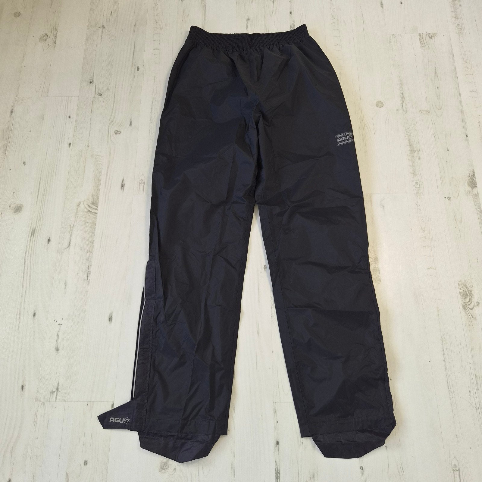 NIEUW AGU regenbroek L Poray 5000 breathable zwart, Caravans en Kamperen, Ophalen of Verzenden, Nieuw, Regenbroek, Heren
