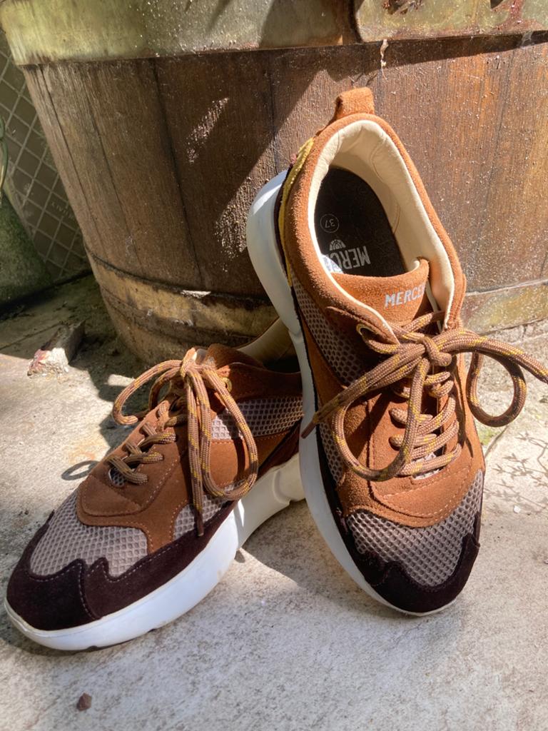 Mercer sneakers maat 36, Bruin, Ophalen of Verzenden, Sneakers of Gympen, Zo goed als nieuw