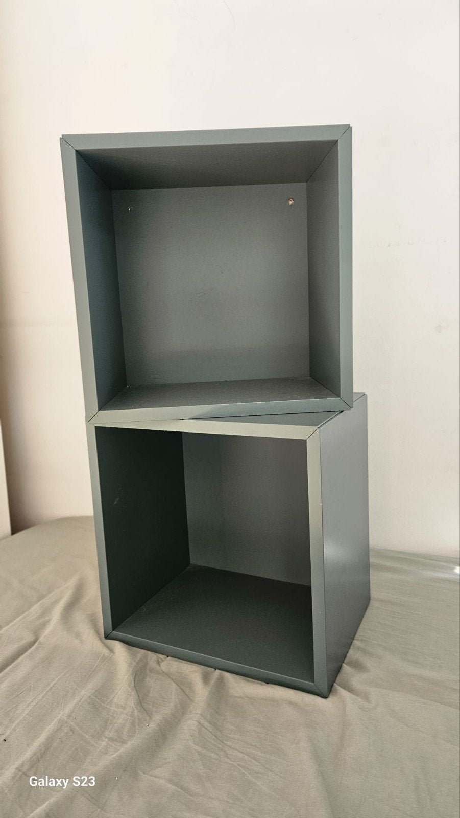 IKEA EKET Open Kasten - Grijs (2 stuks), Ophalen, Gebruikt