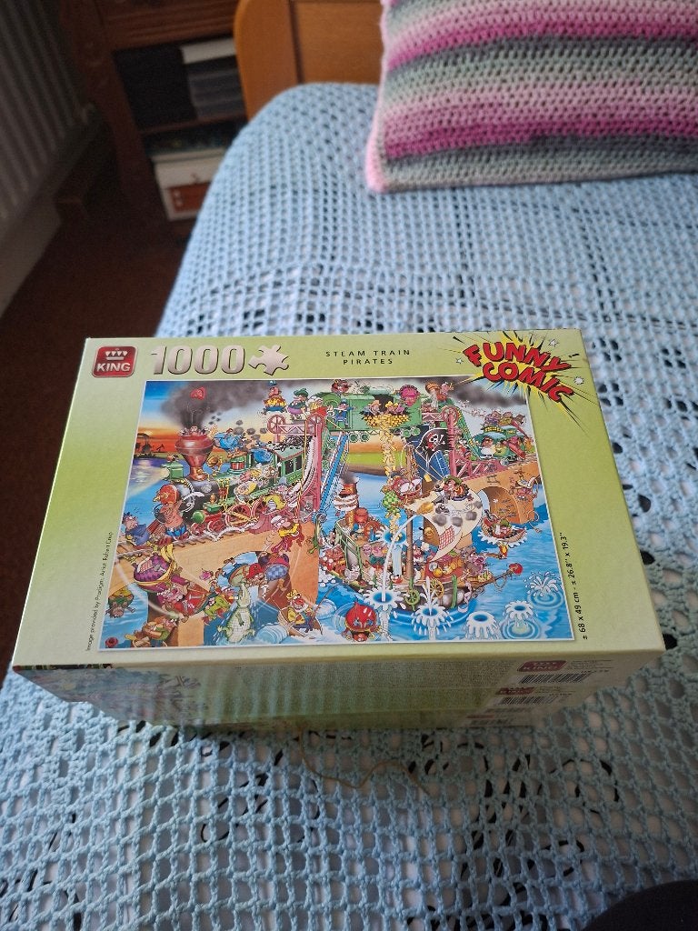 4 puzzels king, Ophalen, 500 t/m 1500 stukjes, Zo goed als nieuw, Legpuzzel