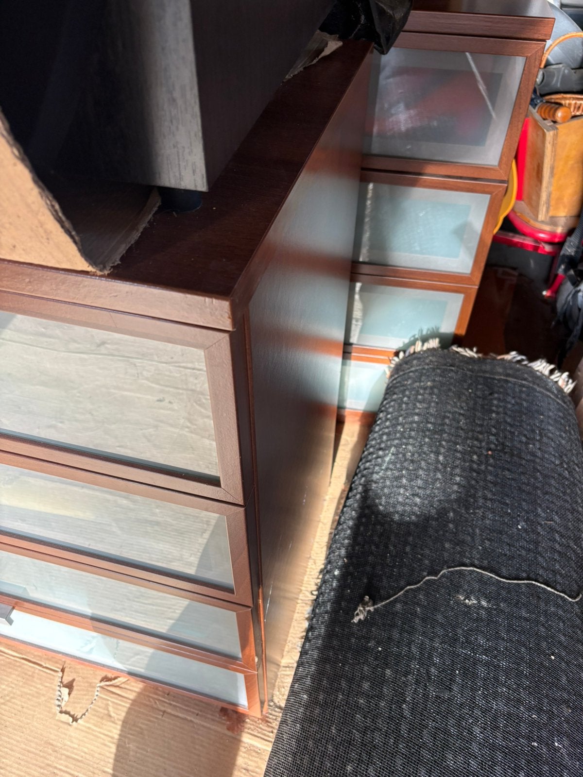 IKEA HOPEN ladekasten middenbruin – 3 stuks, Ophalen, Gebruikt