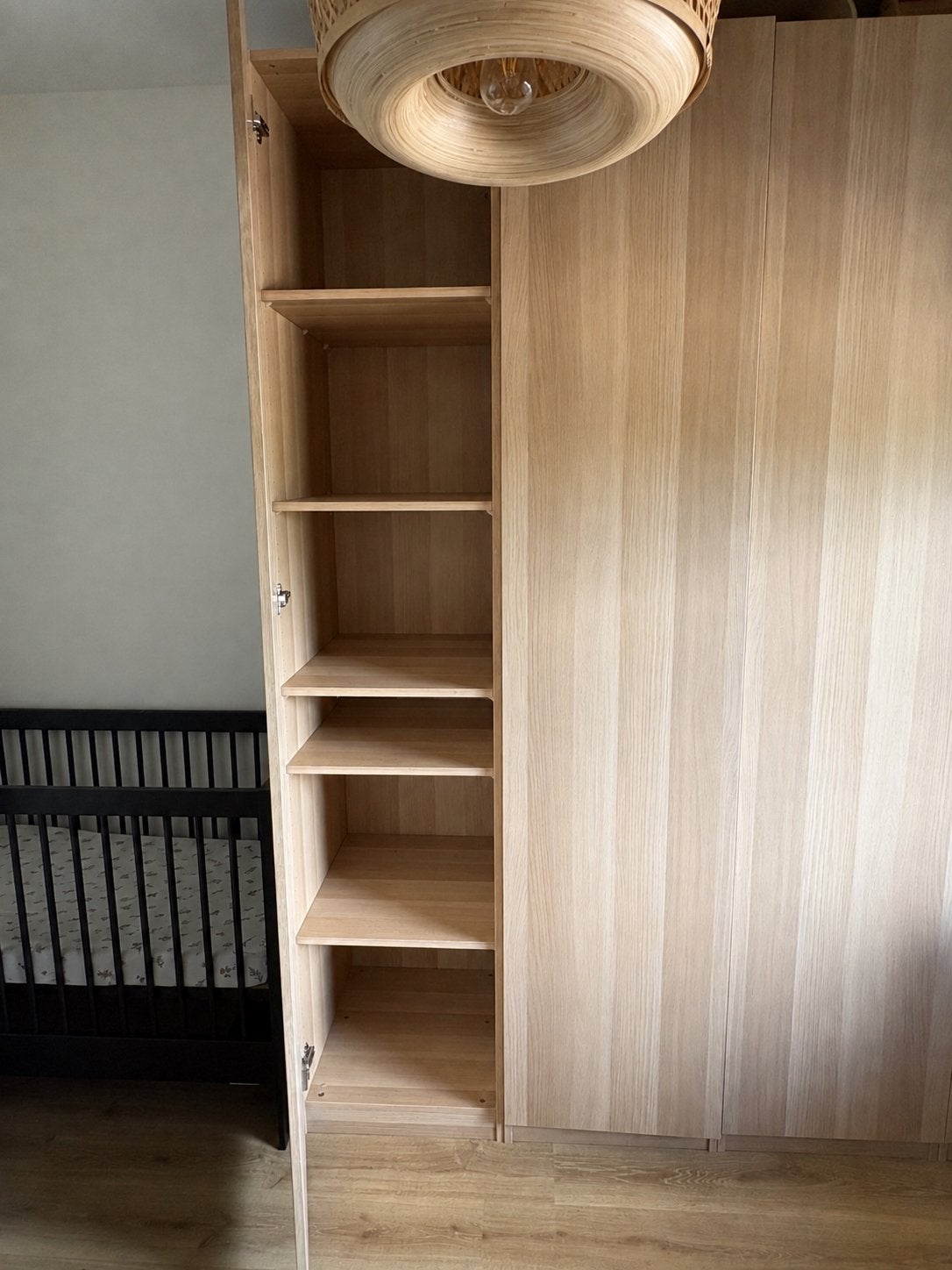 Ikea basiselement PAX eiken 50x58x236cm, Ophalen, Met deur(en), 200 cm of meer, 50 tot 100 cm