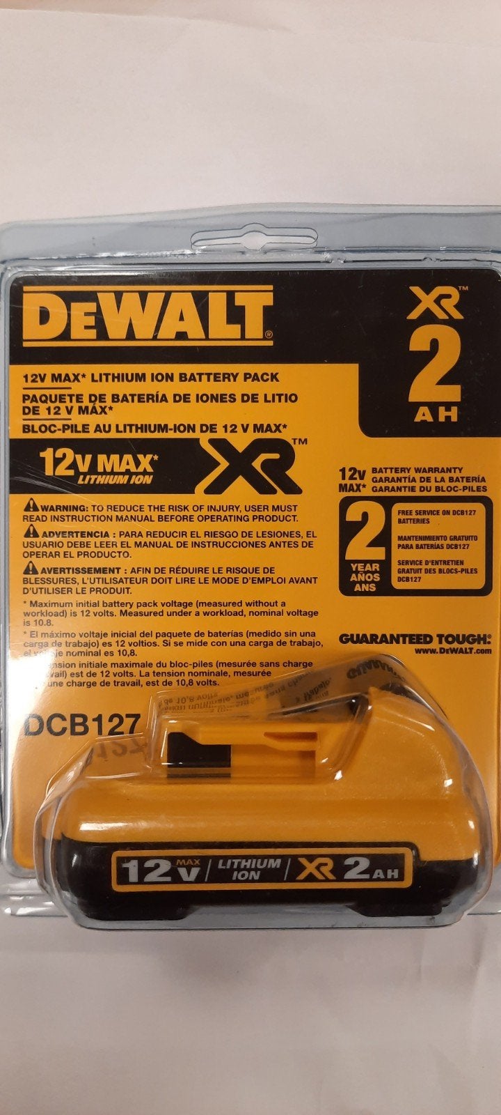 Foto 3 van te koop DeWalt DCB127 12V MAX Lithium Ion Accu 2Ah