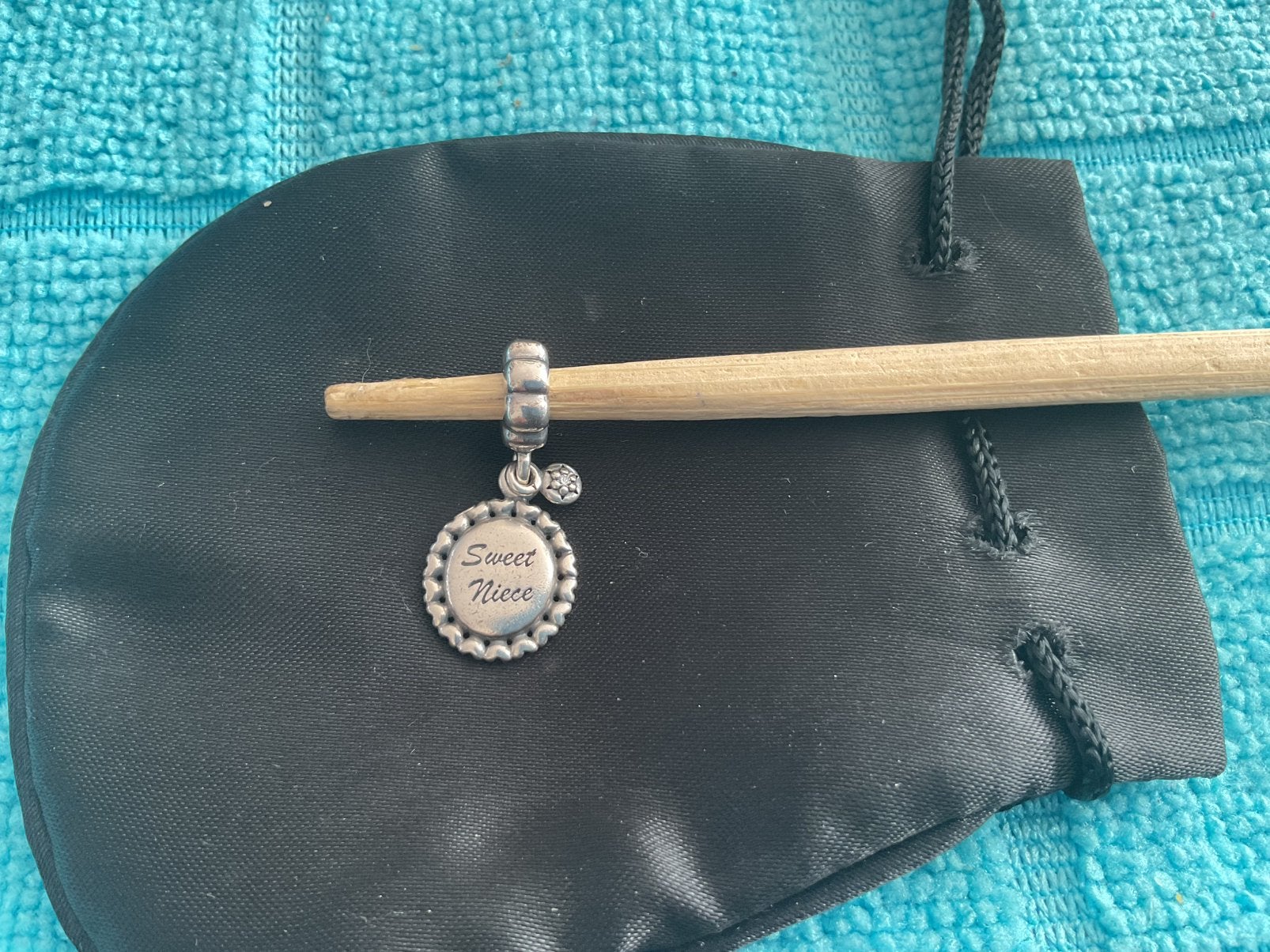 Pandora Bedel Hanger, Verzenden, Zo goed als nieuw, Zilver, Pandora
