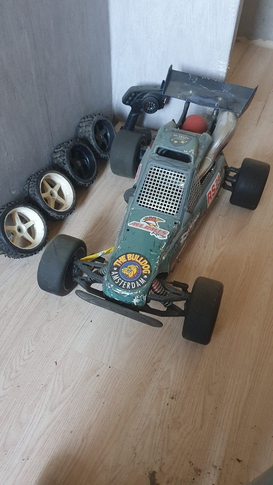 FG Marder 26cc RC auto met Zenoah motor, Hobby en Vrije tijd, Ophalen, Benzine, Gebruikt, Auto offroad