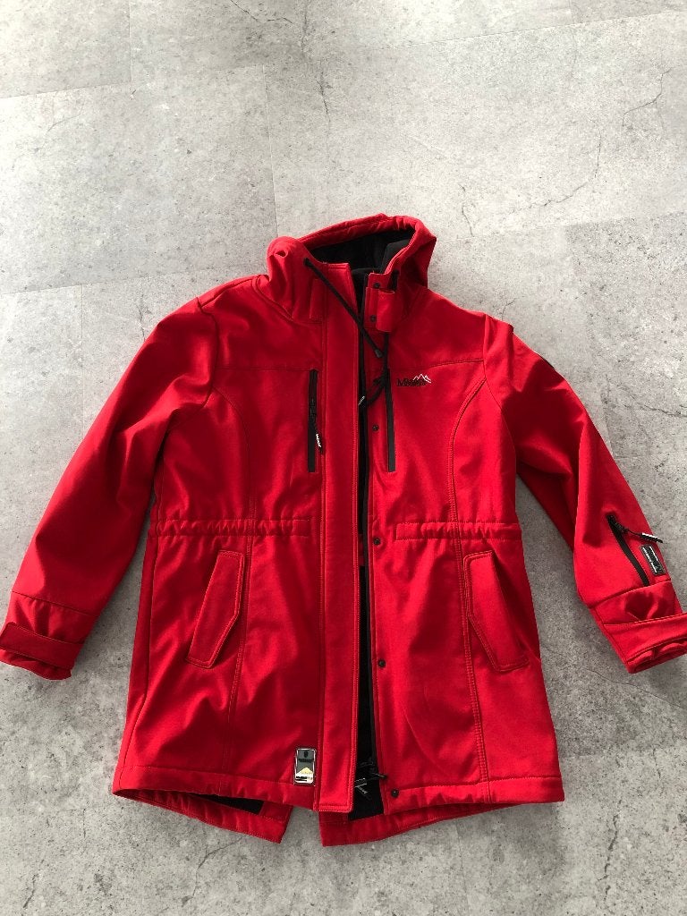 herfst jas maat 46-48, Ophalen of Verzenden, Zo goed als nieuw, Maat 46/48 (XL) of groter, Rood