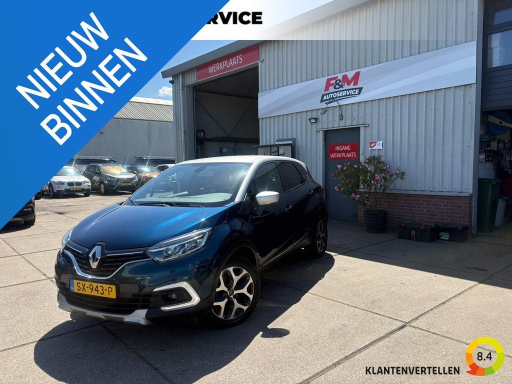 Renault Captur 0.9 TCe Intens Clima, cruise, camera, trekhaa, Auto's, Renault, Voorwielaandrijving, 898 cc, Stof, Gebruikt