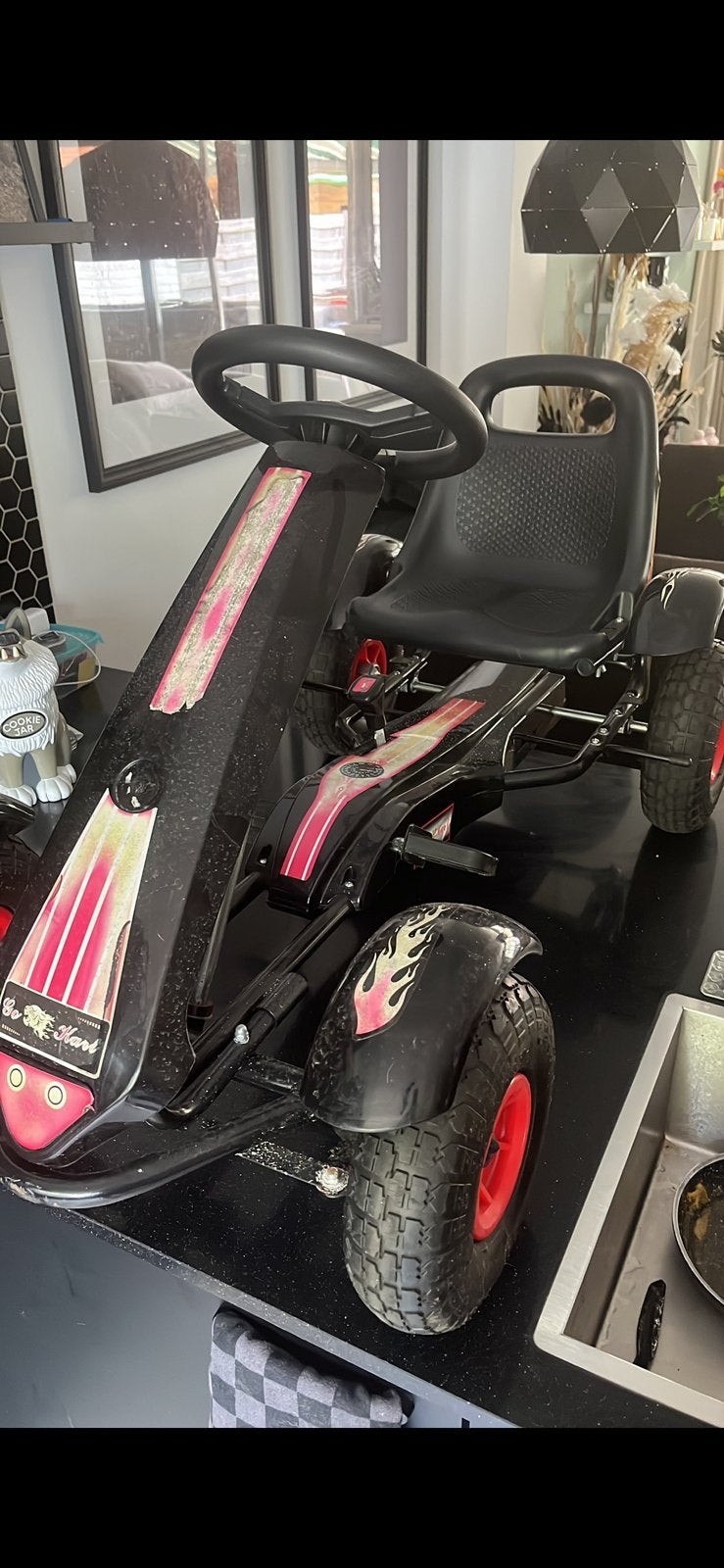 Skelter met aanhangwagen, Ophalen, Gebruikt, Overige merken