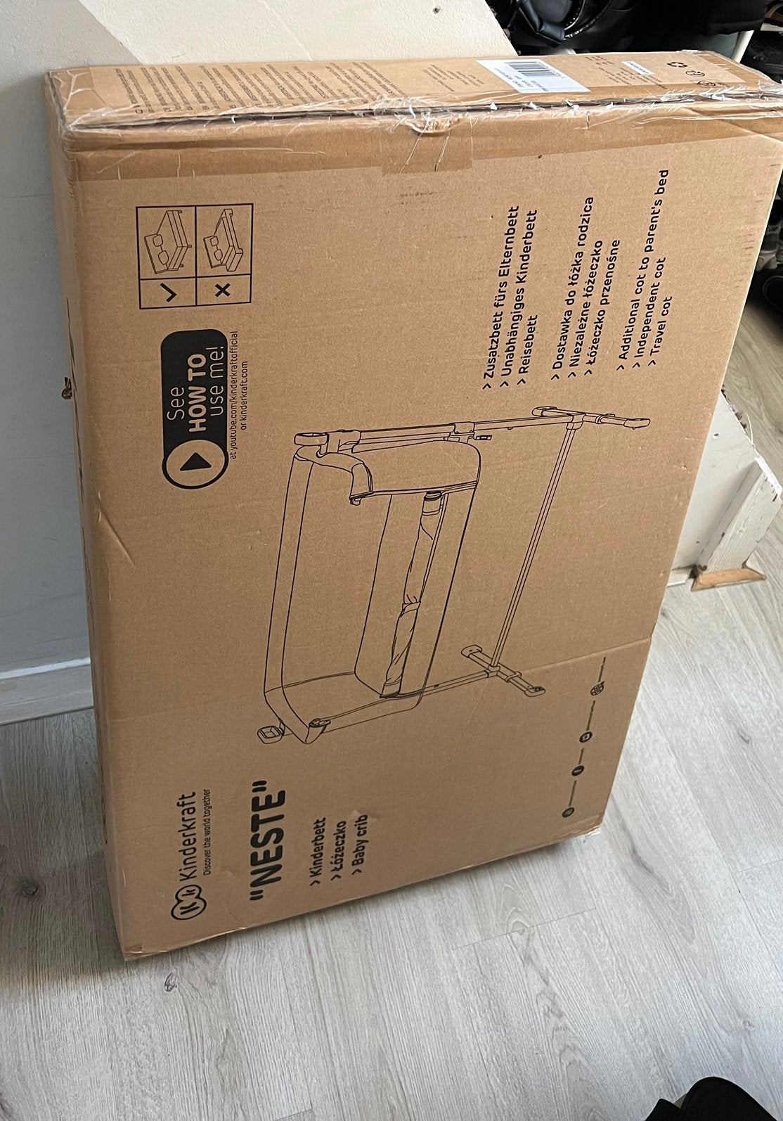 Kinderkraft co sleeper, Ophalen, Zo goed als nieuw, Wieg