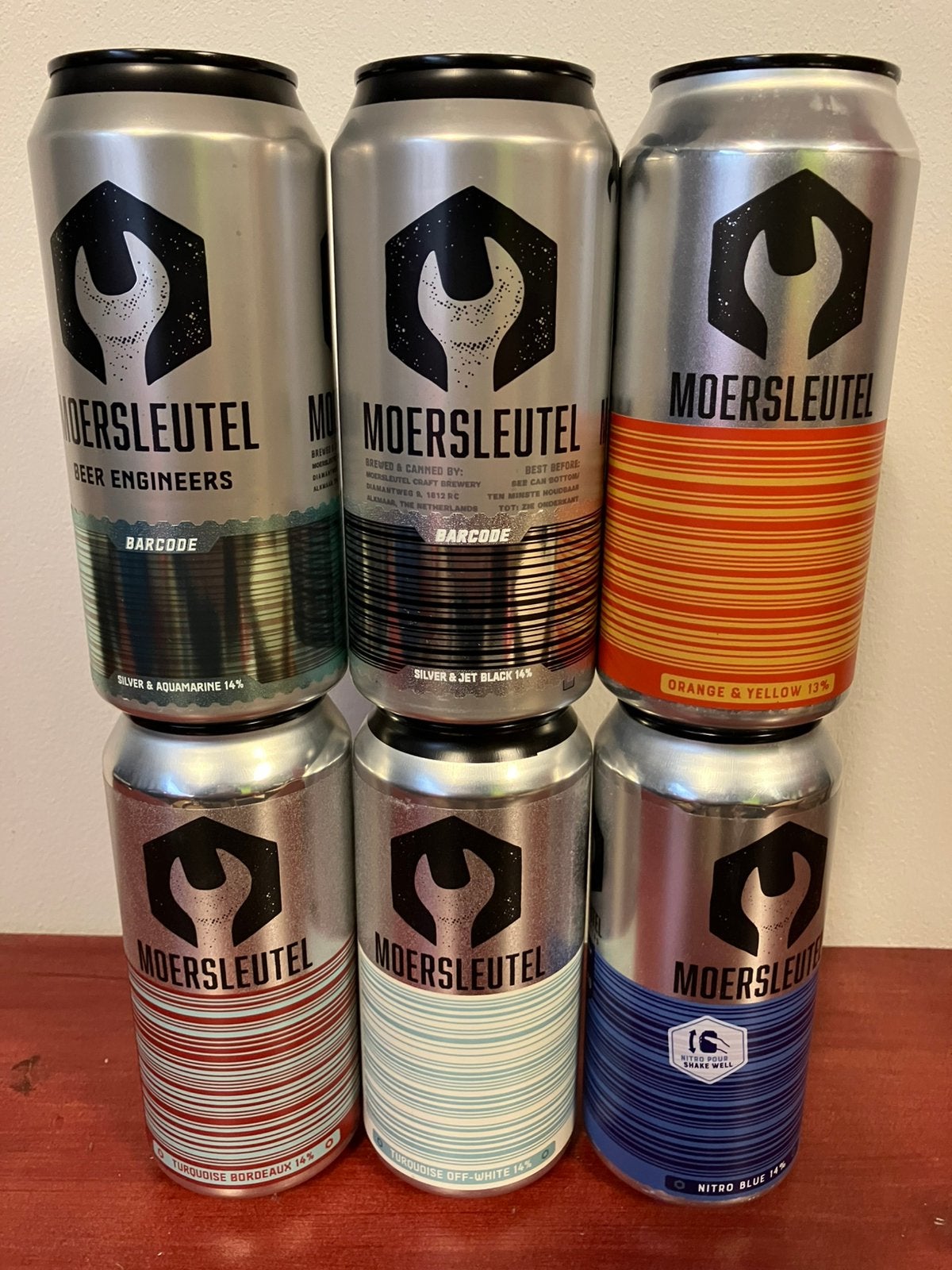 Moersleutel barcode 6 verschillende, Ophalen of Verzenden, Nieuw, Flesje(s), Overige merken