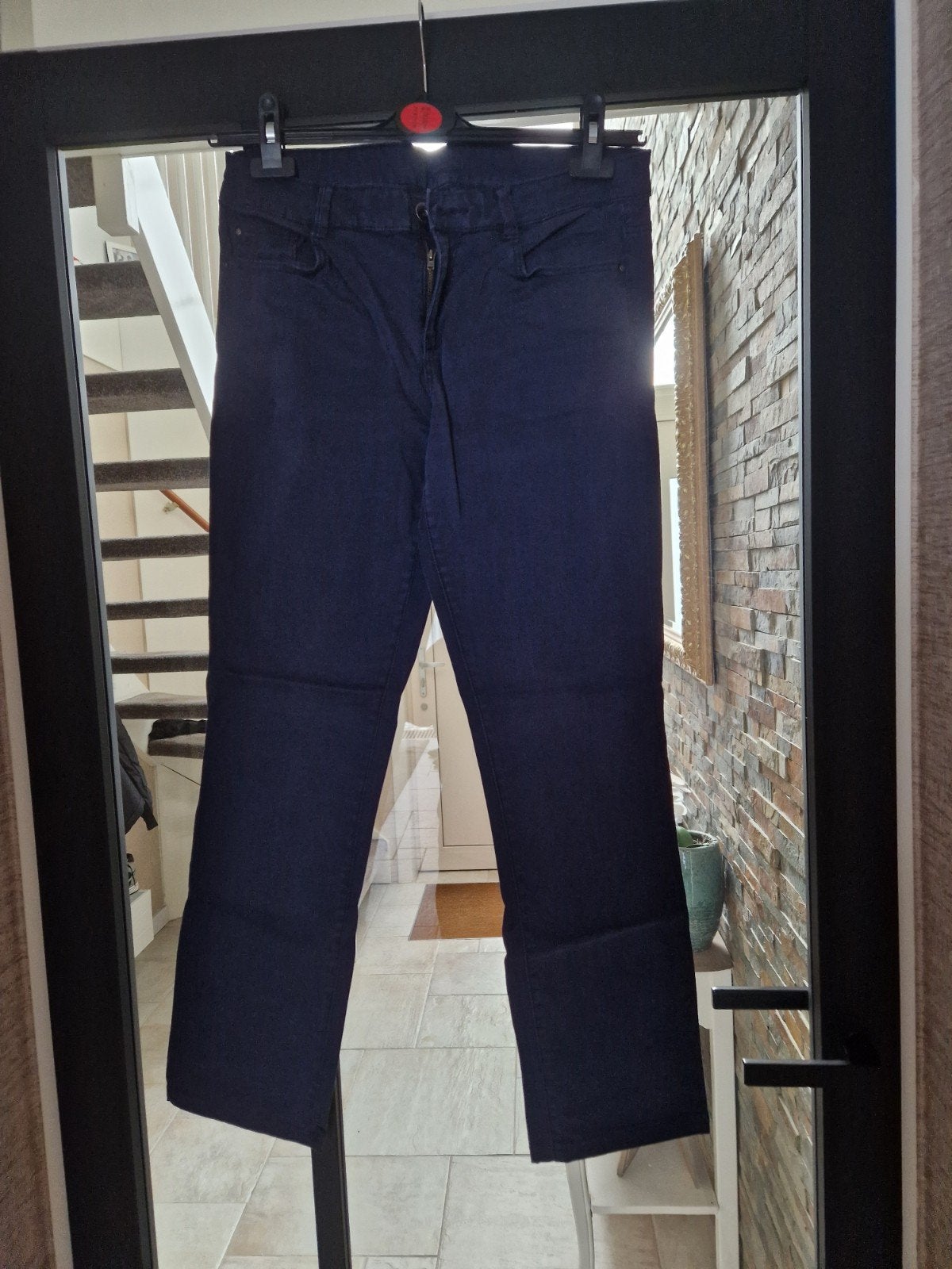 Te koop blauwe damesbroek, maat 40, lengte 32, merk Esprit., Maat 38/40 (M), Blauw, Ophalen of Verzenden, Zo goed als nieuw