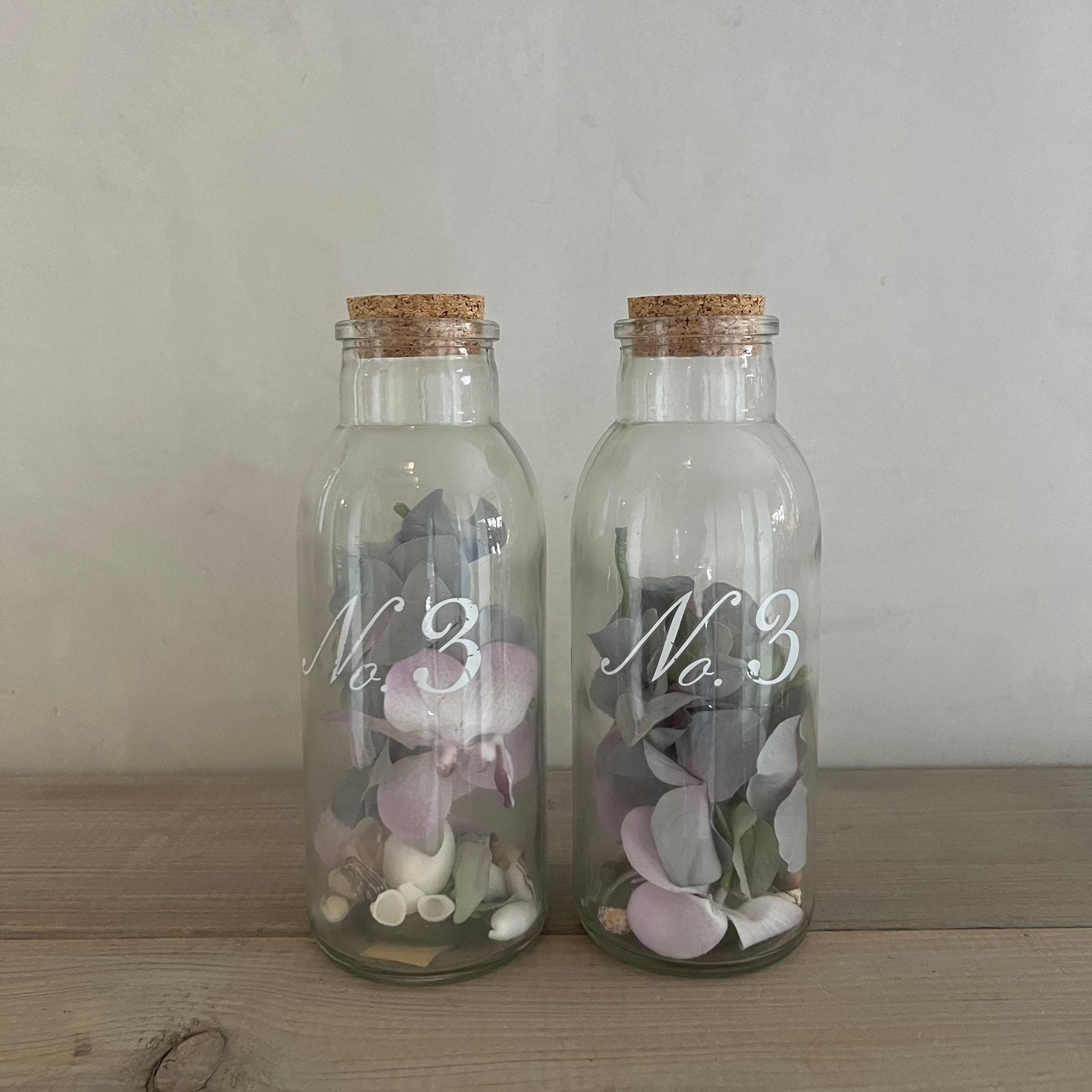 Decoratie vaasjes potjes flessen 21 x 8 cm nr. 3 Flesjes, Ophalen of Verzenden, Zo goed als nieuw