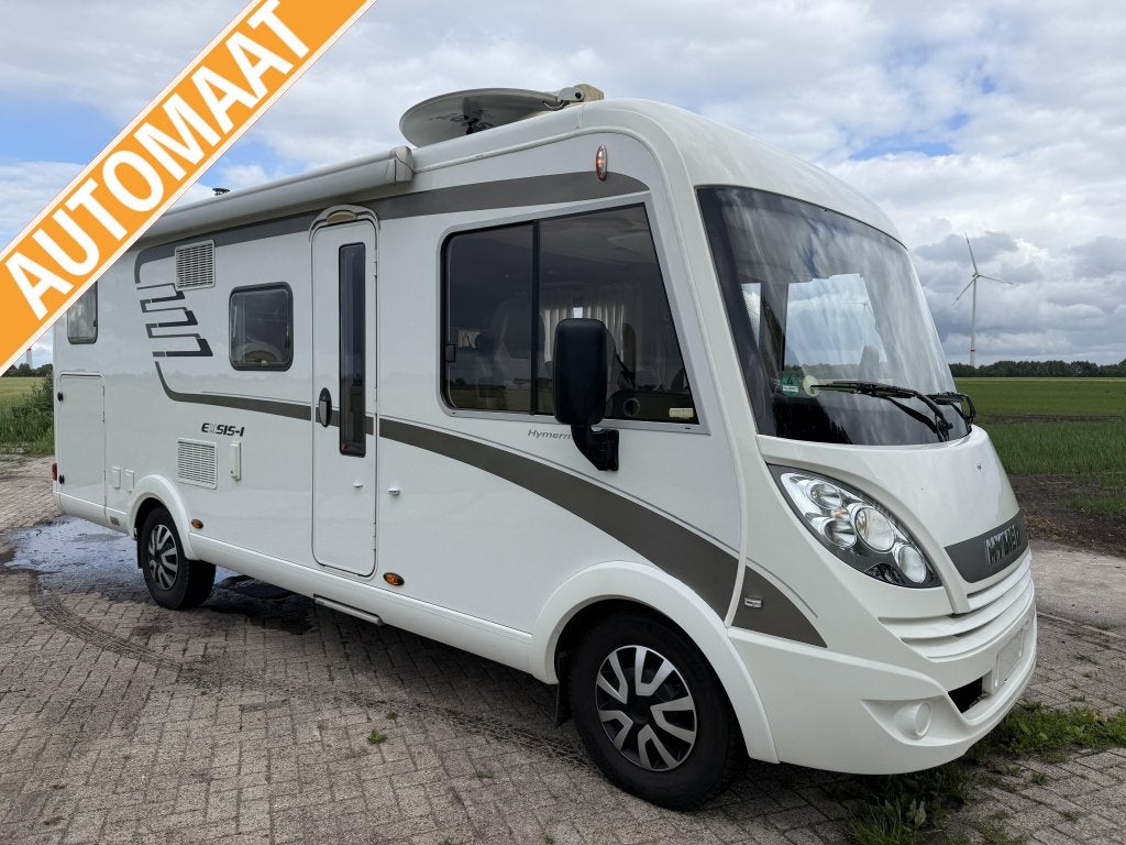 Hymer Exsis-I 578 Enkele Bedden Hefbed 2015 Airco automaat !, Caravans en Kamperen, Campers, Fiat, 6 tot 7 meter, Bedrijf, Diesel