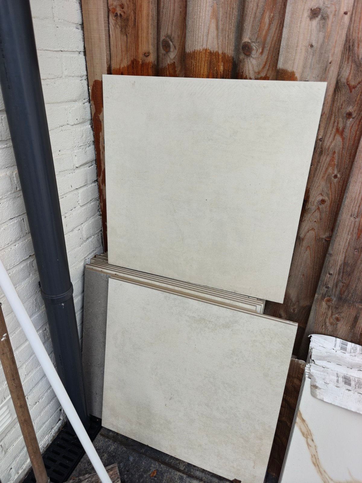 Beige Keramische Tegels 60x60 - Badkamer/WC - 11 Stuks, Doe-het-zelf en Verbouw, Ophalen, 60 cm of meer, Nieuw, Minder dan 5 m²