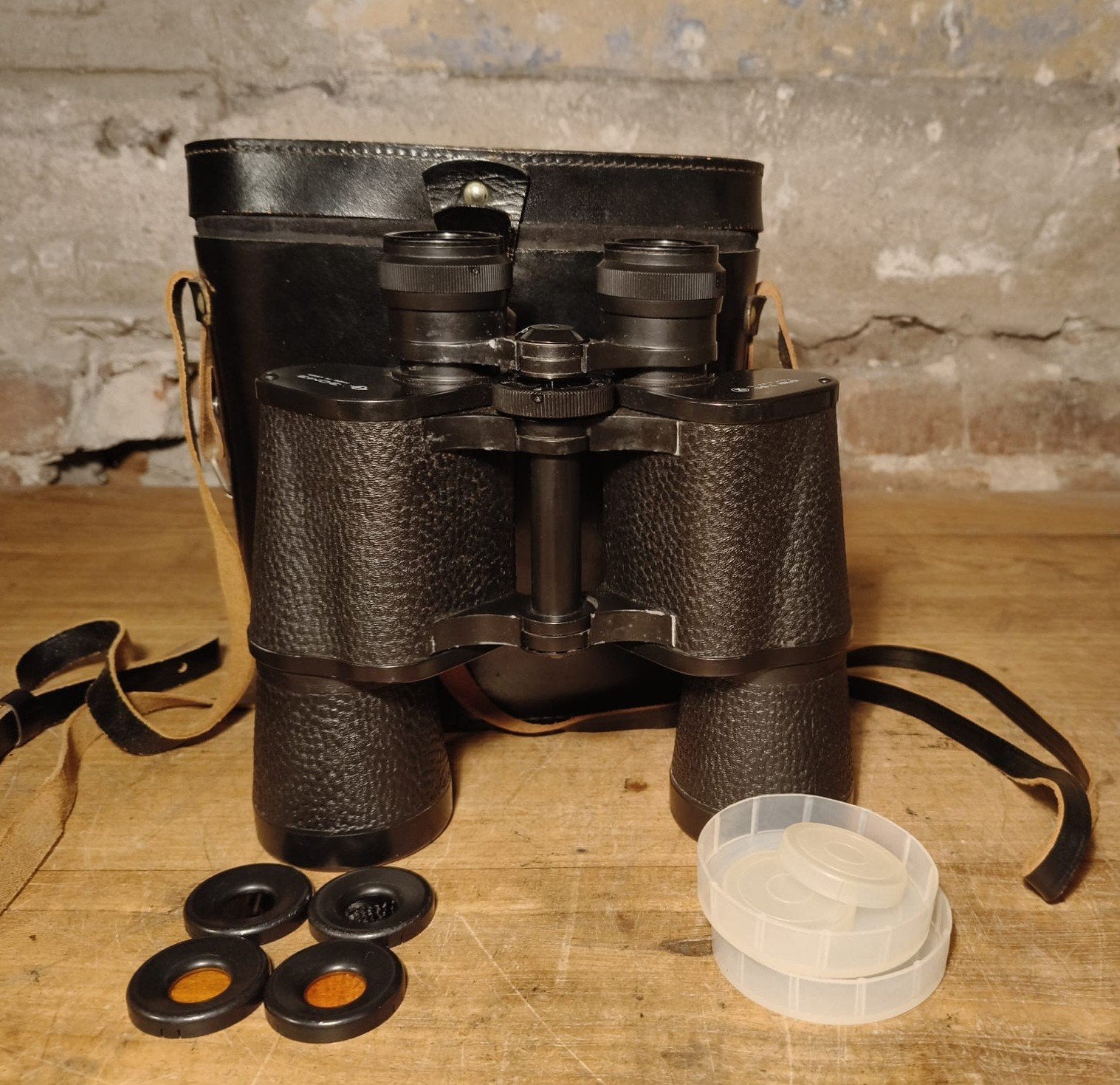 ZOMZ БПВ1 7x50 USSR verrekijker met originele tas en filters, Ophalen of Verzenden, 8 tot 12x