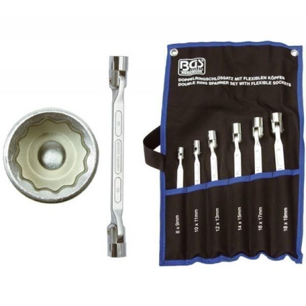 Dop-kniksleutelset 12 kant, 6-delig, Ophalen of Verzenden, Nieuw
