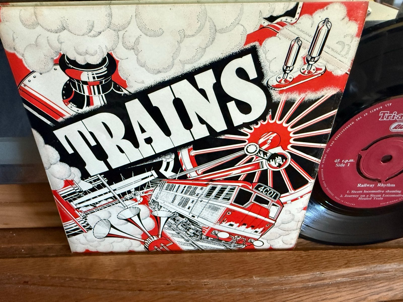 Triang Railways - Railway Rhythm LP (Treingeluiden), Gebruikt, 7 inch, Ophalen of Verzenden, Overige typen