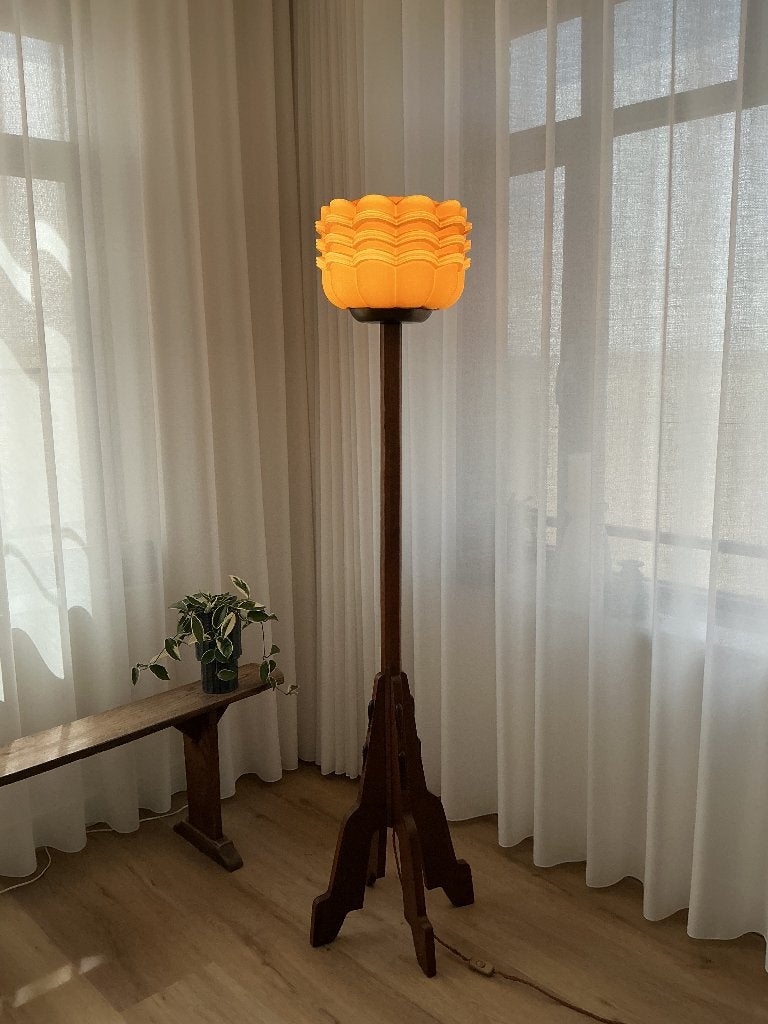 art deco staande lamp, Ophalen