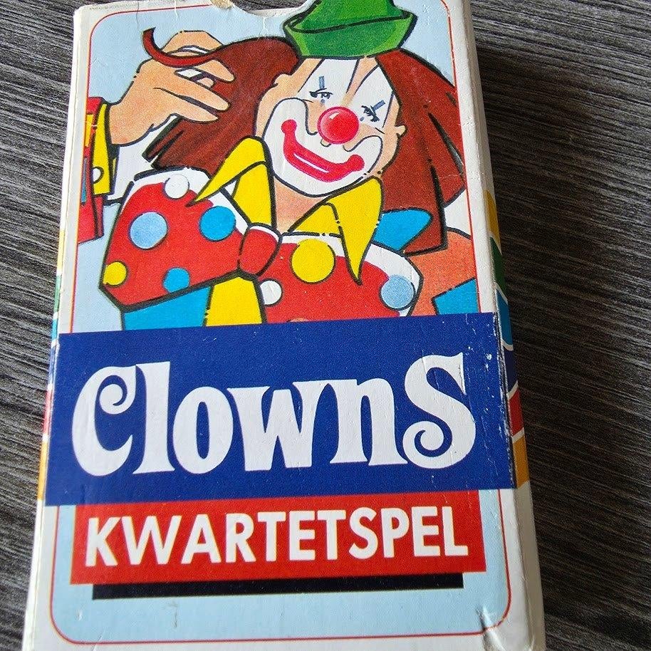 Kwartetspel Clowns, Verzamelen, Speelkaarten, Jokers en Kwartetten, Ophalen of Verzenden, Zo goed als nieuw, Kwartet(ten)