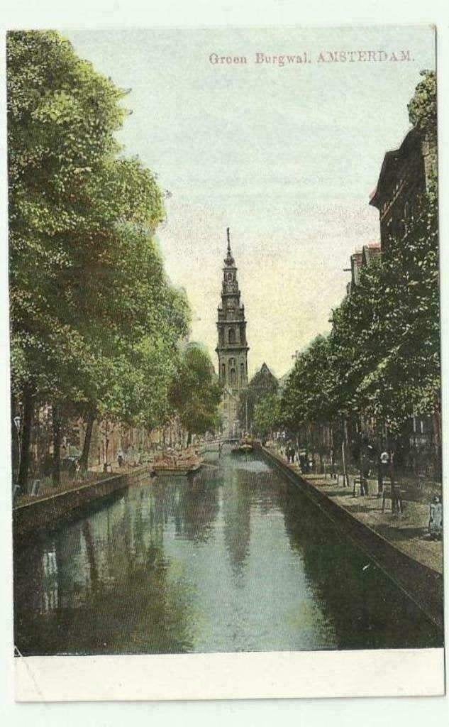 Amsterdam - Groen Burgwal., Verzenden, 1960 tot 1980, Ongelopen, Noord-Brabant